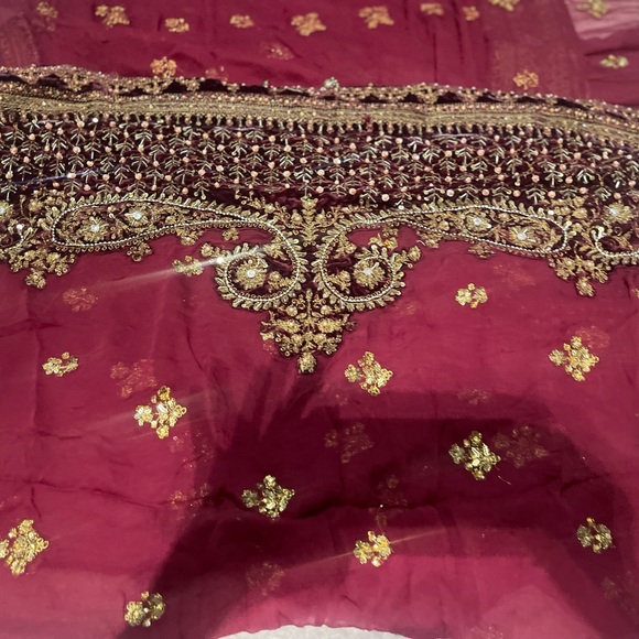 Beautiful Maria b handmade saree - Picture 6 of 16